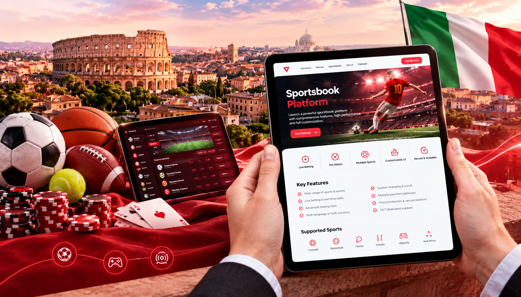 Sportsbook provider in Rome