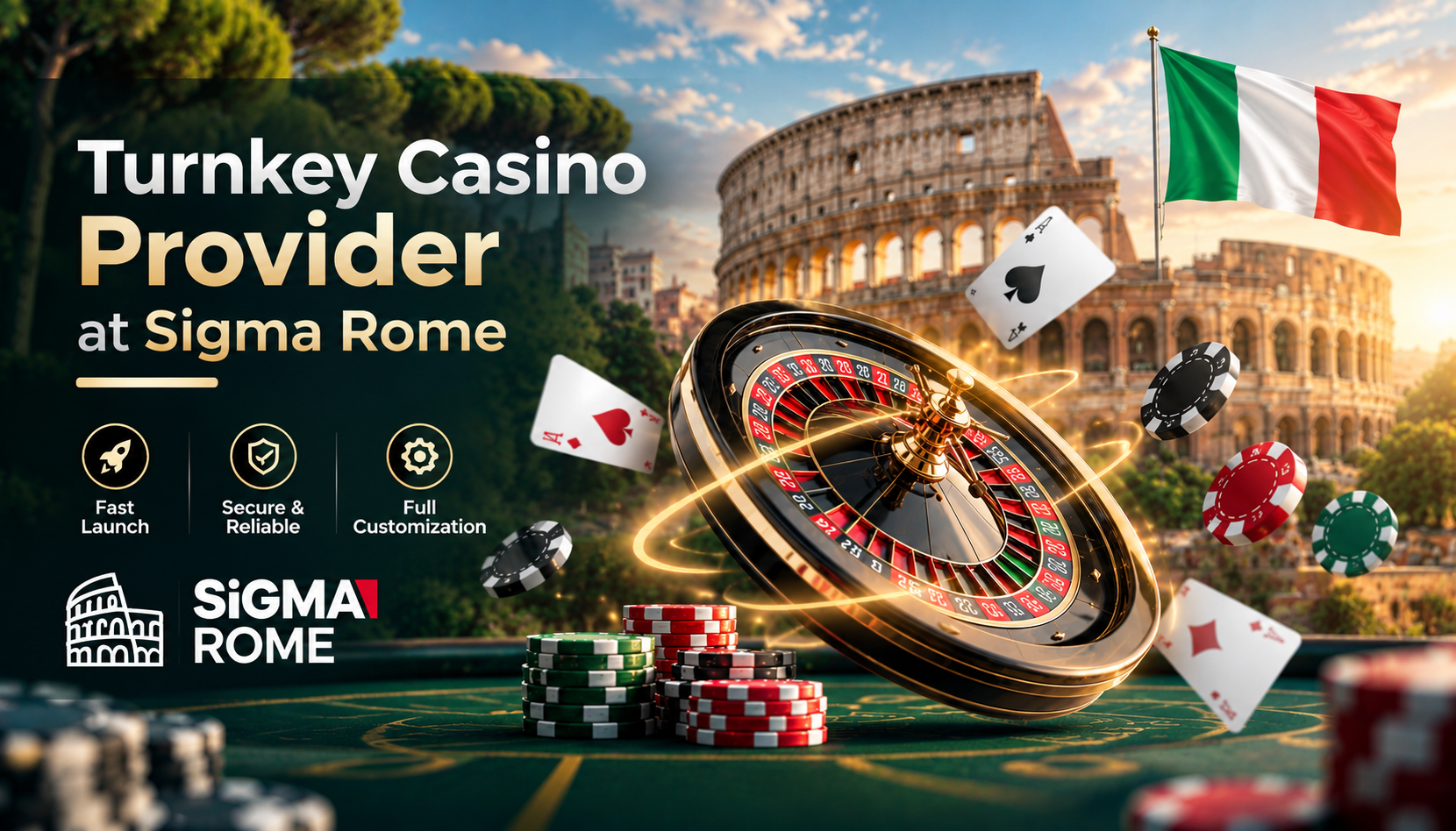 Turnkey Casino Provider at SiGMA Rome