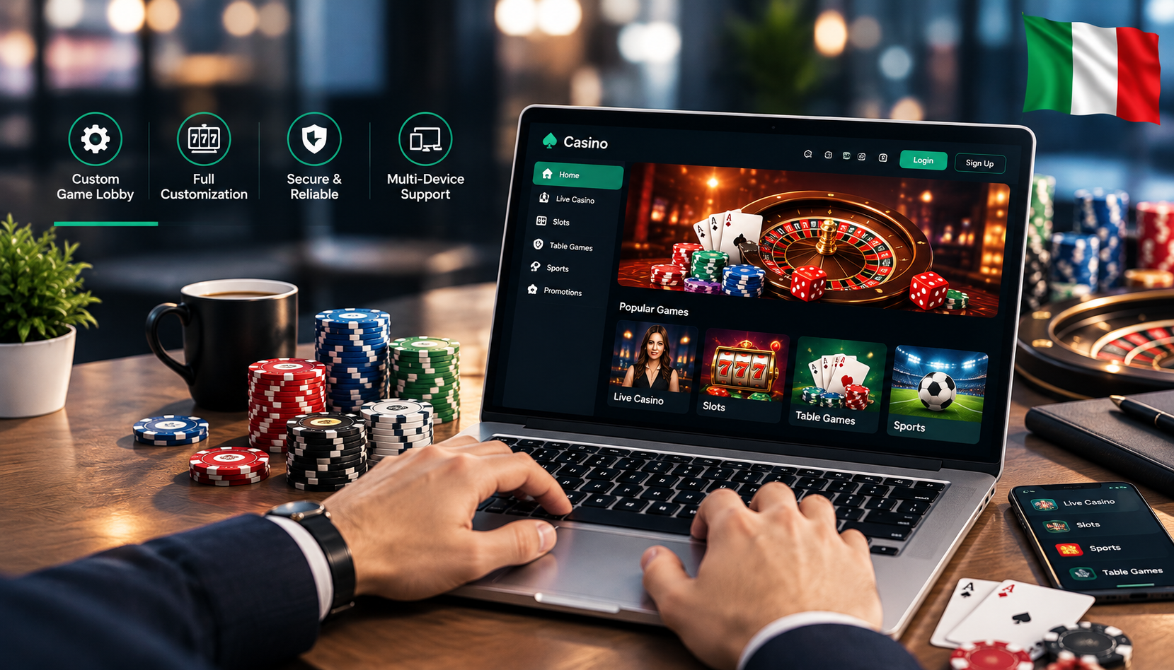 Online Gambling Software Provider in Italy